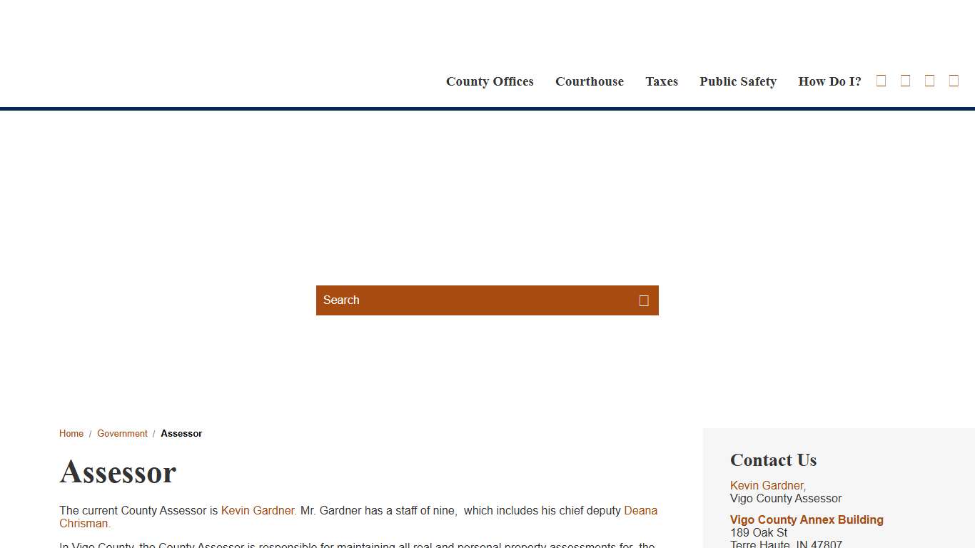 Assessor / Vigo County, Indiana